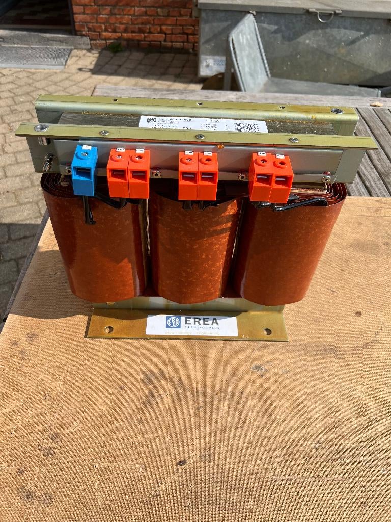 Erea - 3FASE spaartransfo  ATT 11000 + beschermkap, Enlèvement, Comme neuf