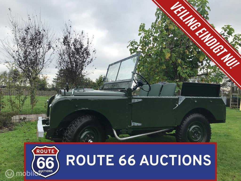 Land Rover Series I | 1952 | Route 66 Auctions, Autos, Oldtimers & Ancêtres, Achat, Land Rover, Entreprise, Boîte manuelle