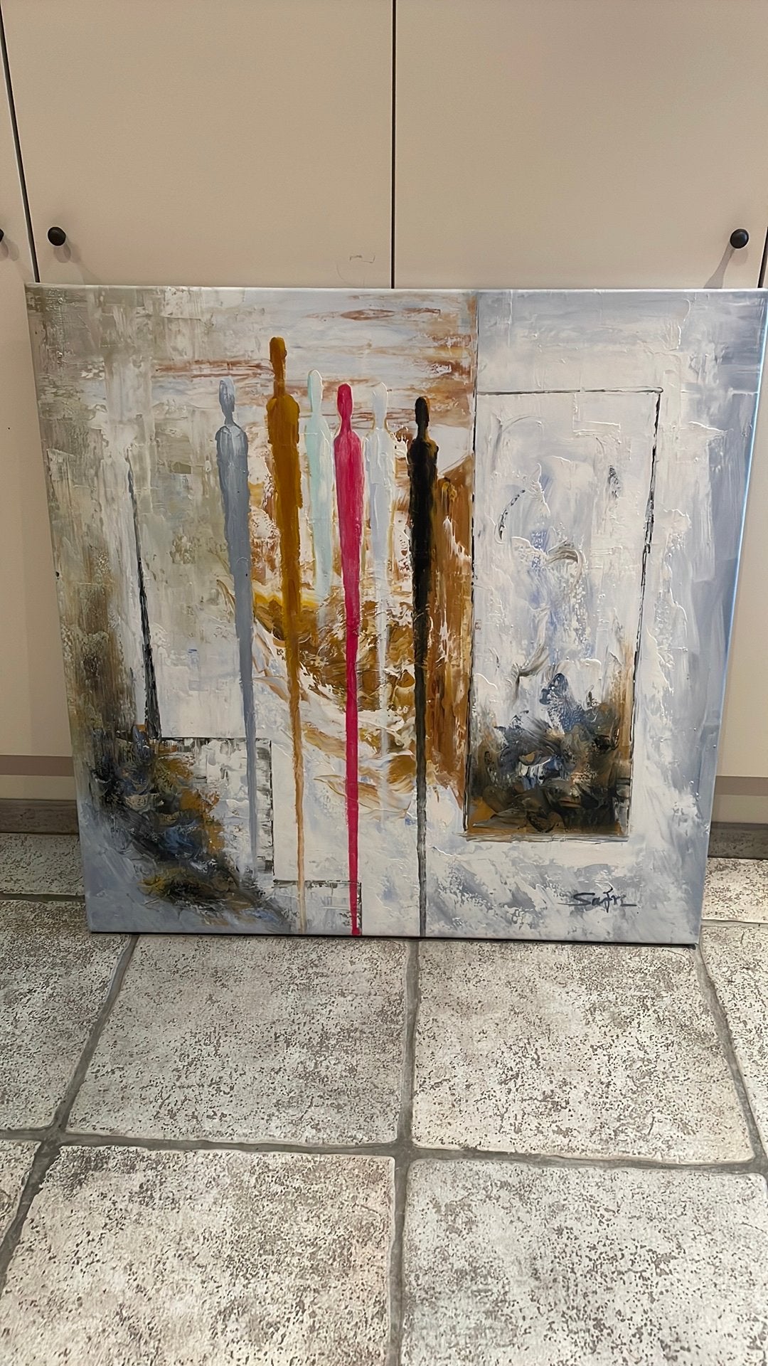 Modern schilderij, Antiek en Kunst, Ophalen