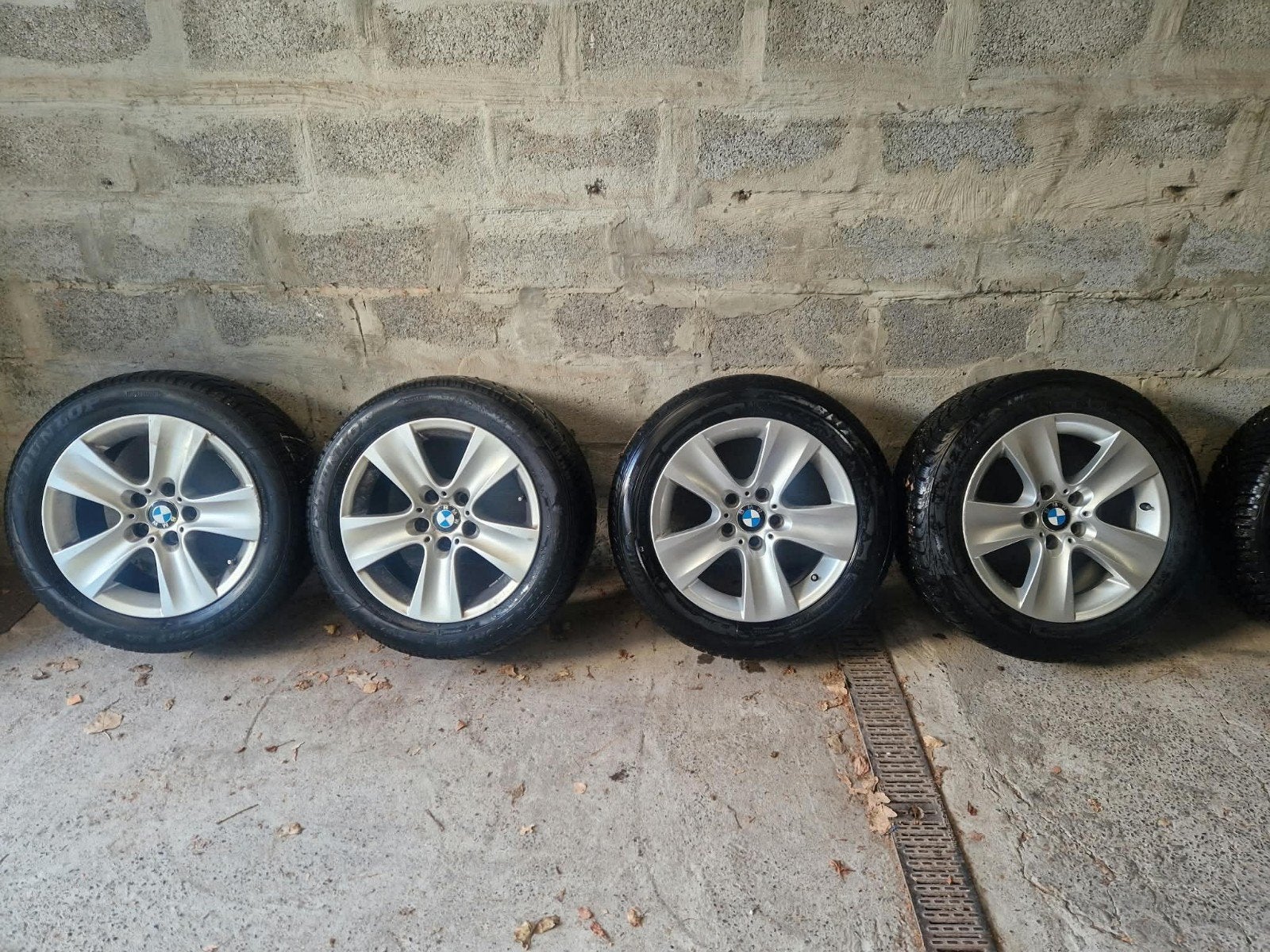 4 jantes alu bmw 225 / 55 / 17, Autos, Particulier, Achat