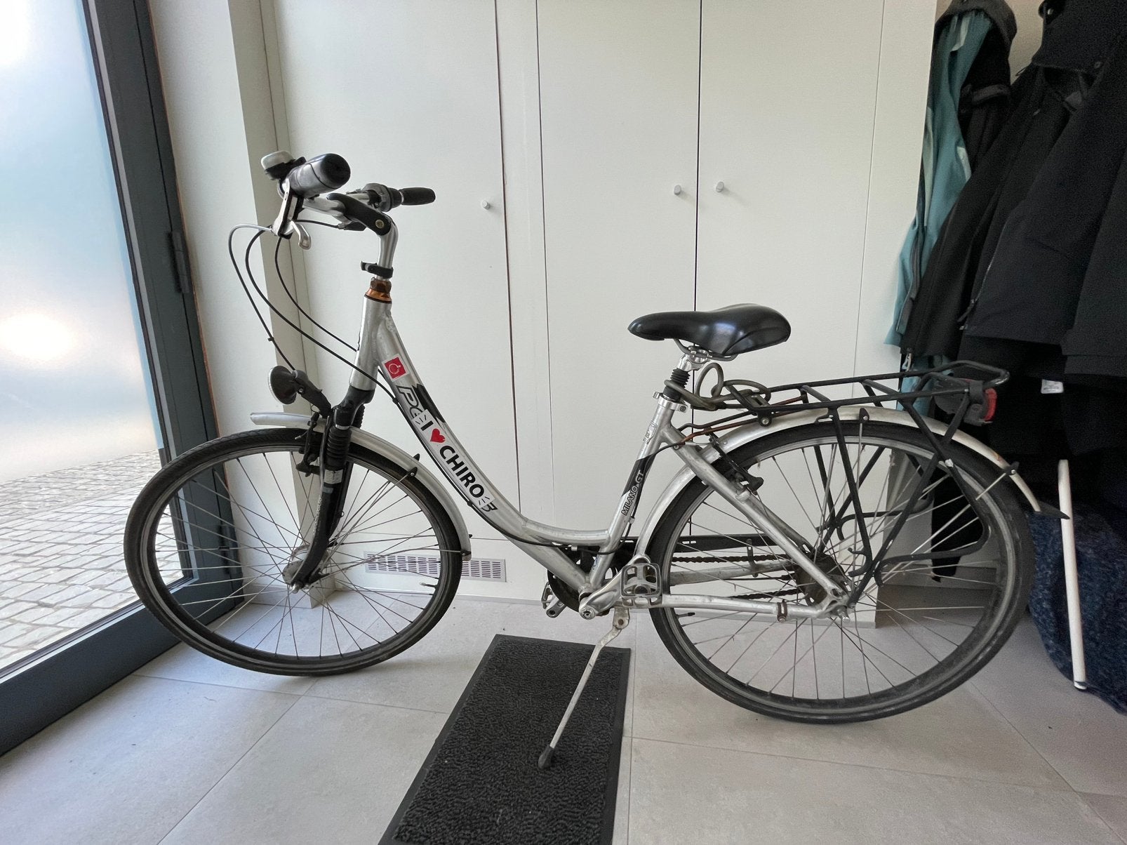 Damesfiets Pegasus, Fietsen en Brommers, Terugtraprem, Gebruikt, 47 tot 50 cm, Versnellingen