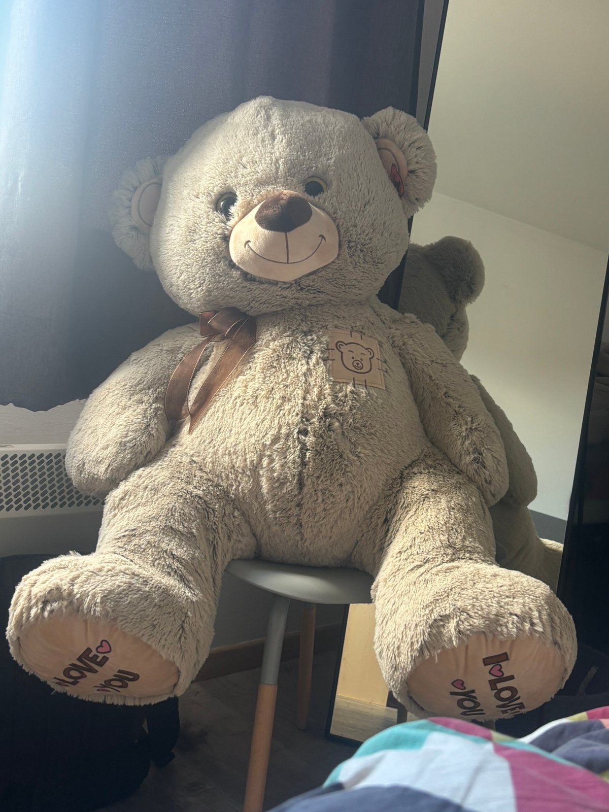 Grote teddybeer, Ophalen, Zo goed als nieuw
