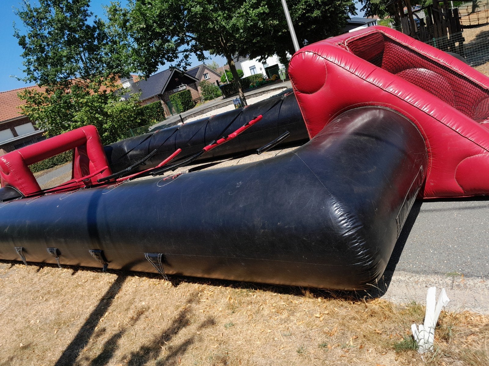levend tafelvoetbal, opblaasbaar, voetbal inflatable, Ophalen, Gebruikt