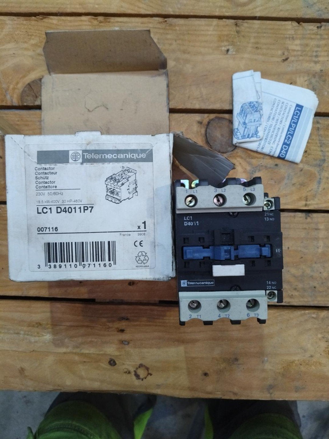 Contacteur de puissance Télémécanique LC1D4011P7 – 40 A – 23, Enlèvement ou Envoi, Schneider Electric