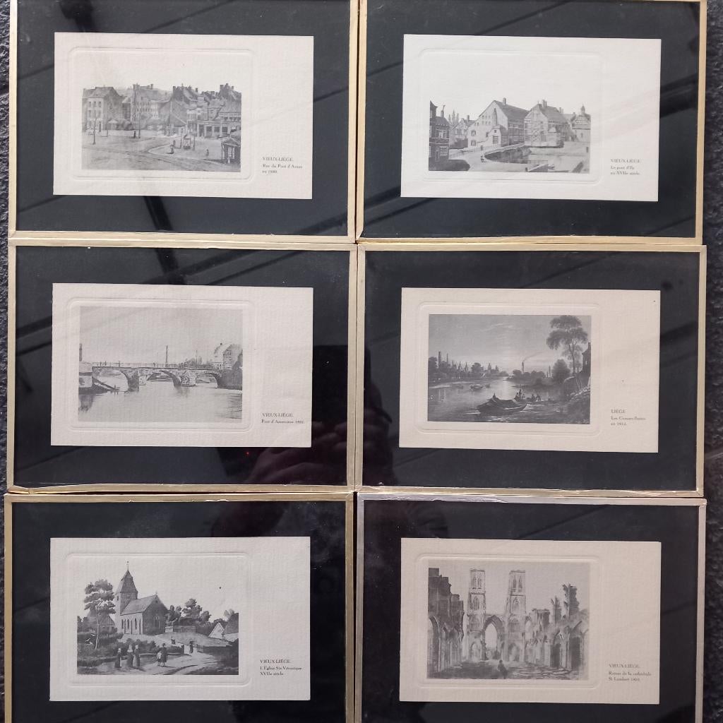 LIEGE - Alfred ISTA - 6 GRAVURES, Enlèvement