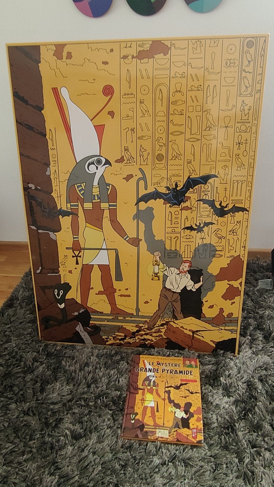 Grande plaque émaillée Blake et Mortimer, Enlèvement