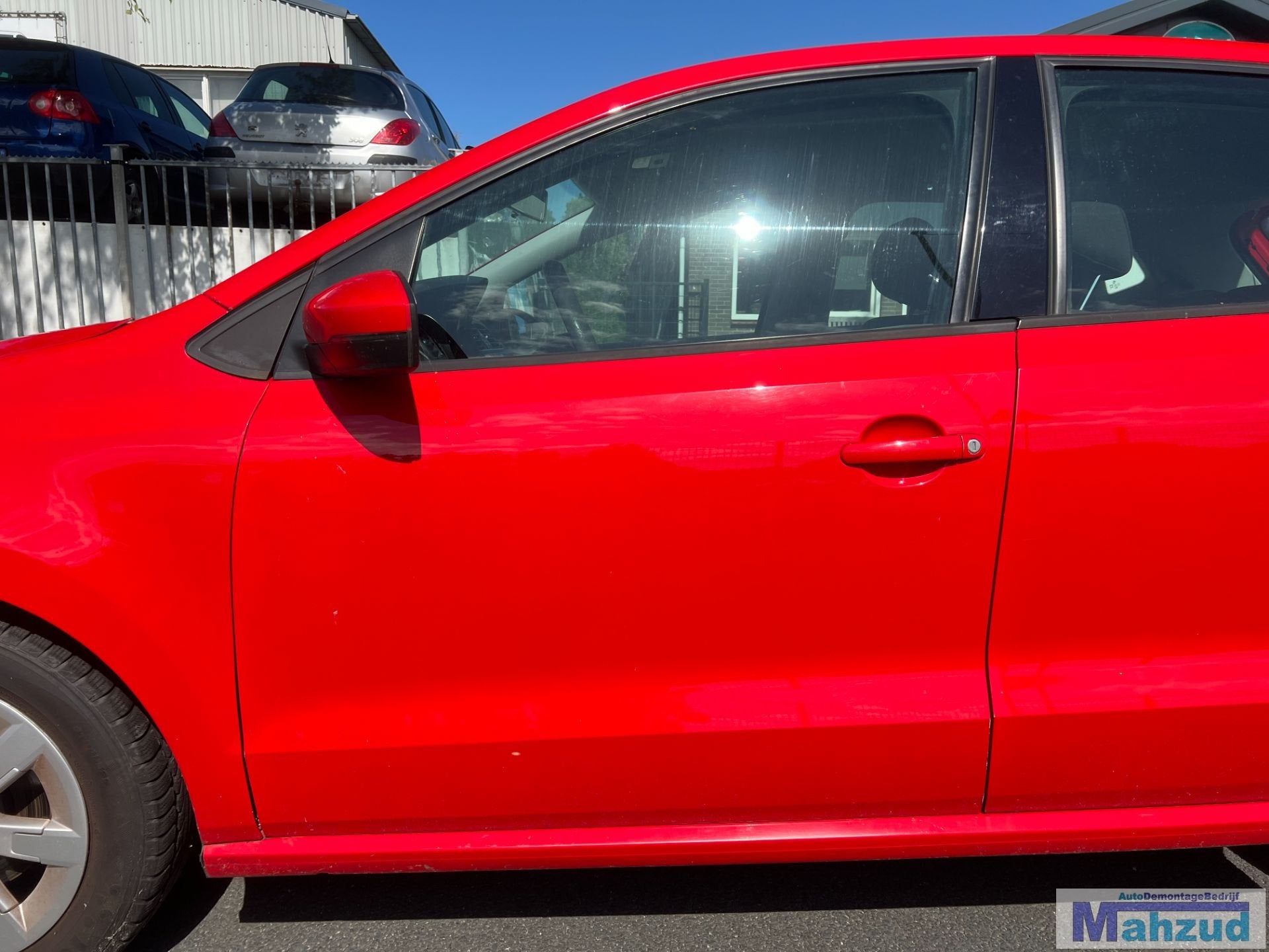 VW POLO 6R Rouge LP3G Porte avant gauche 2009-2016, Volkswagen, Volkswagen AG, Vw@volkswagen.de, Utilisé