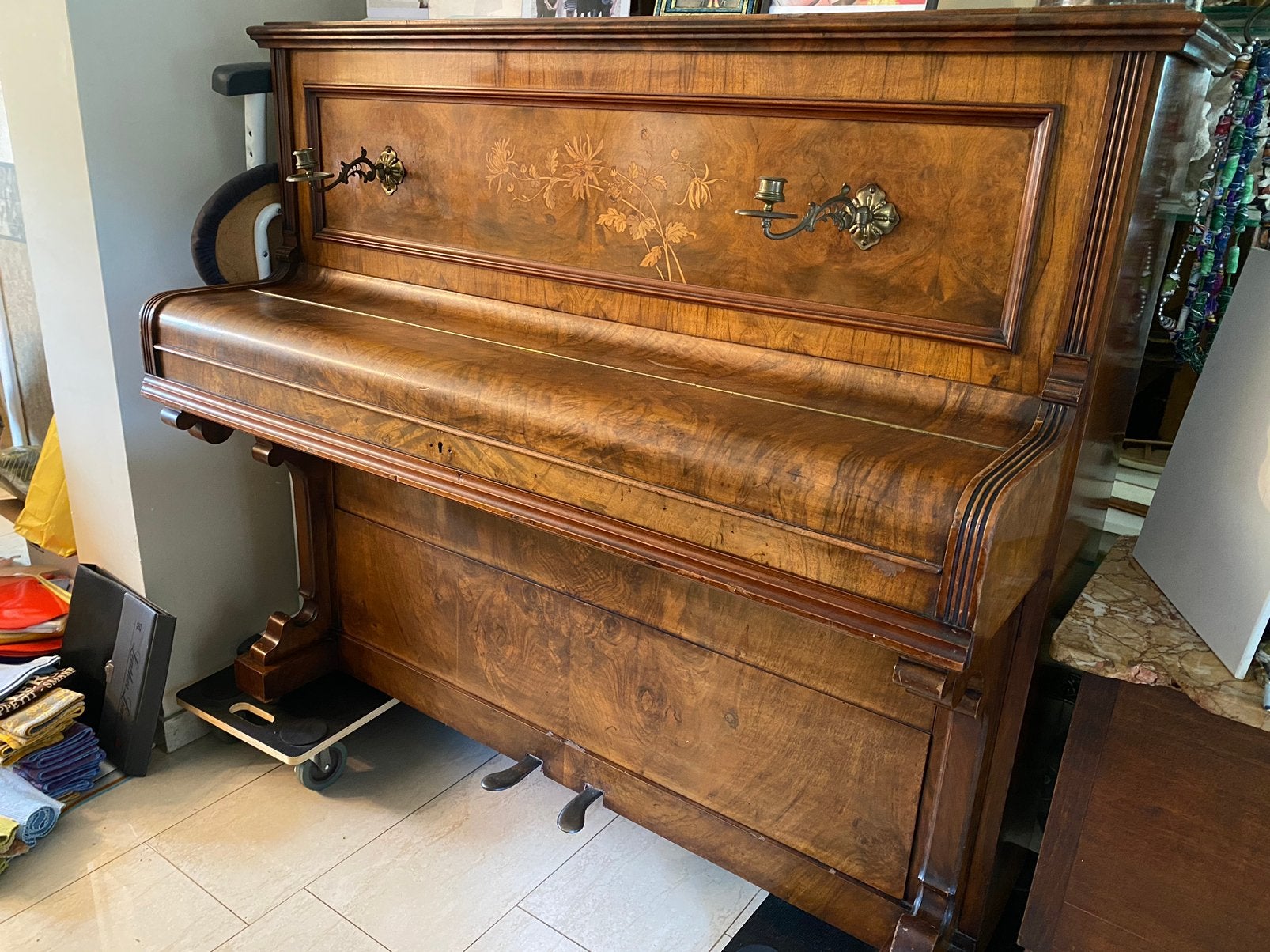 Buffetpiano Moore & Moore Londen, Ophalen, Zo goed als nieuw, Piano