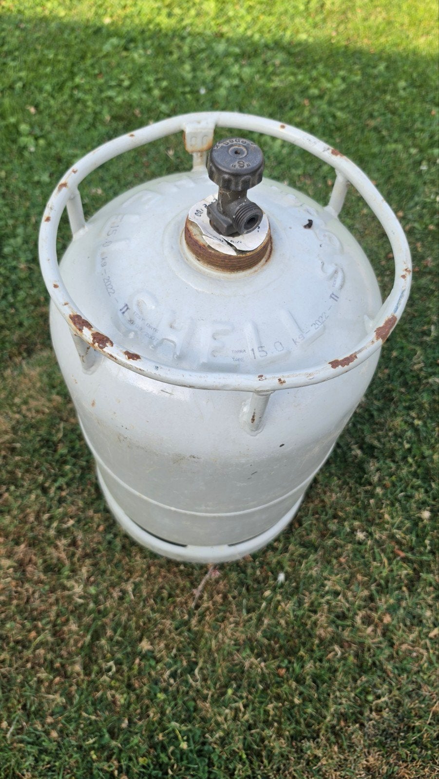 bijna volle gasfles, Jardin & Terrasse, Barbecues à gaz, Enlèvement
