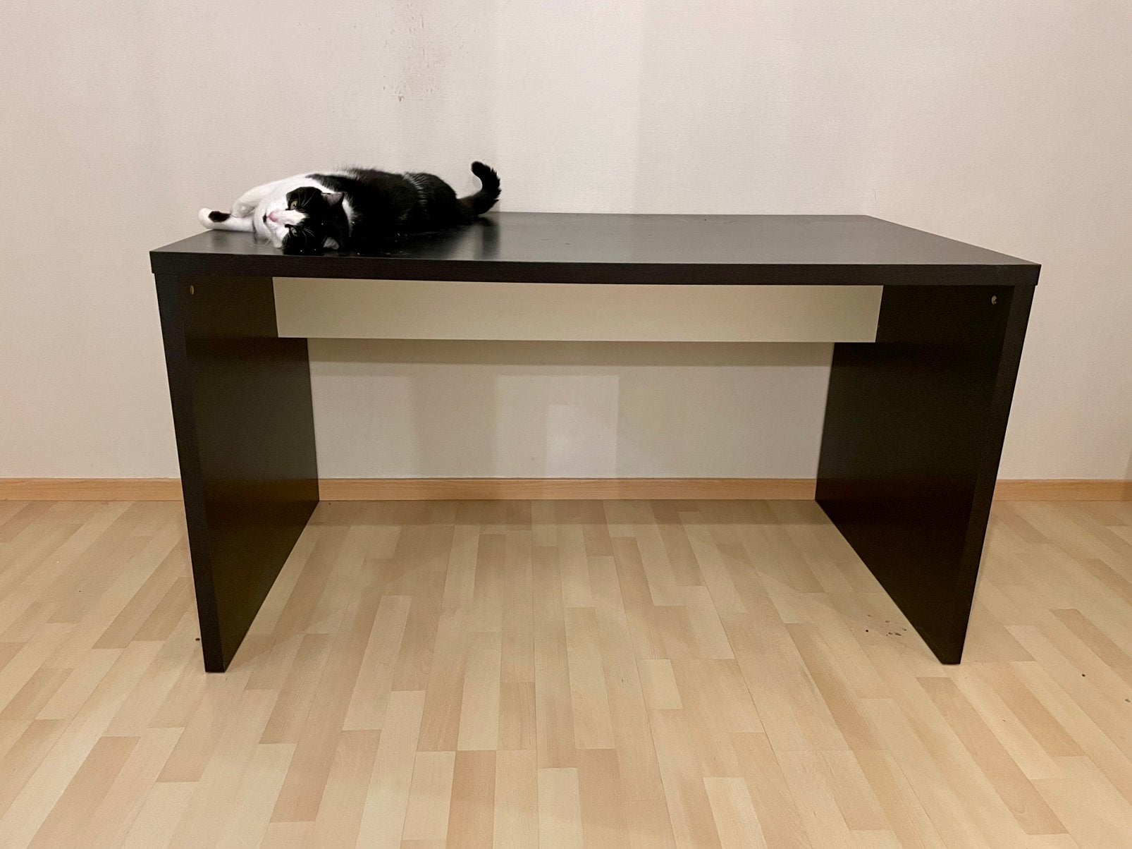Bureau zwart, Ophalen, Zwart, Gebruikt, IKEA