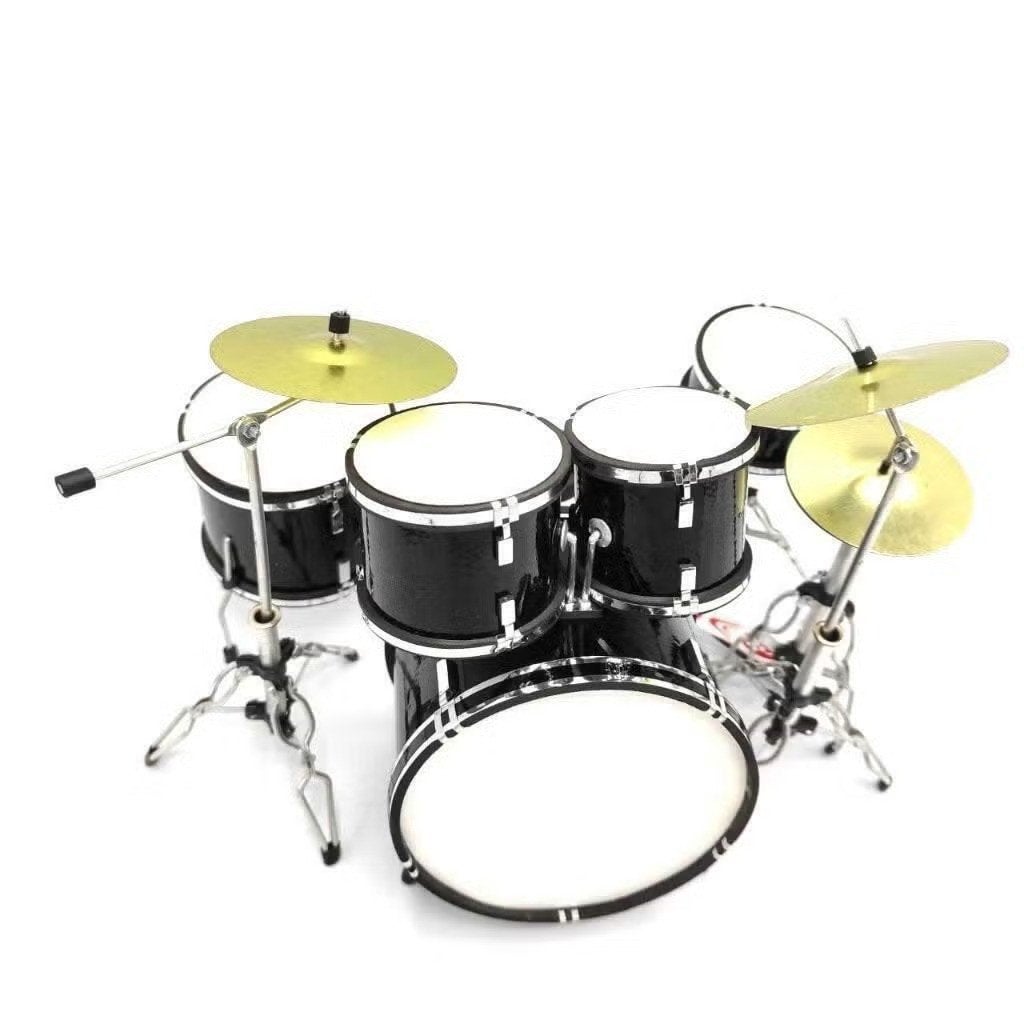 Miniatuur decoratief zwart drumstel, Ophalen of Verzenden, Nieuw