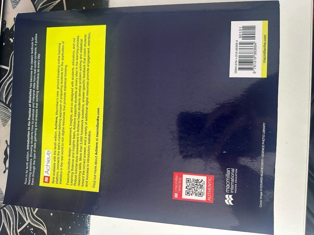Introduction to the practice of statistics, David S. Moore, Hoger Onderwijs, Ophalen of Verzenden, Zo goed als nieuw
