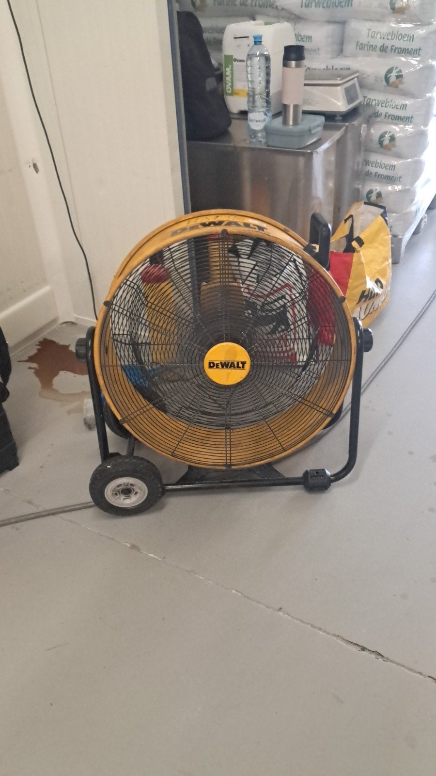 grote ventilators, Ophalen