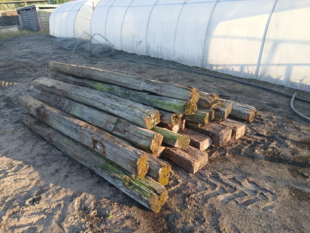Gratis Treinbiels, Tuin en Terras, Ophalen, Gebruikt, 250 cm of meer, Palen