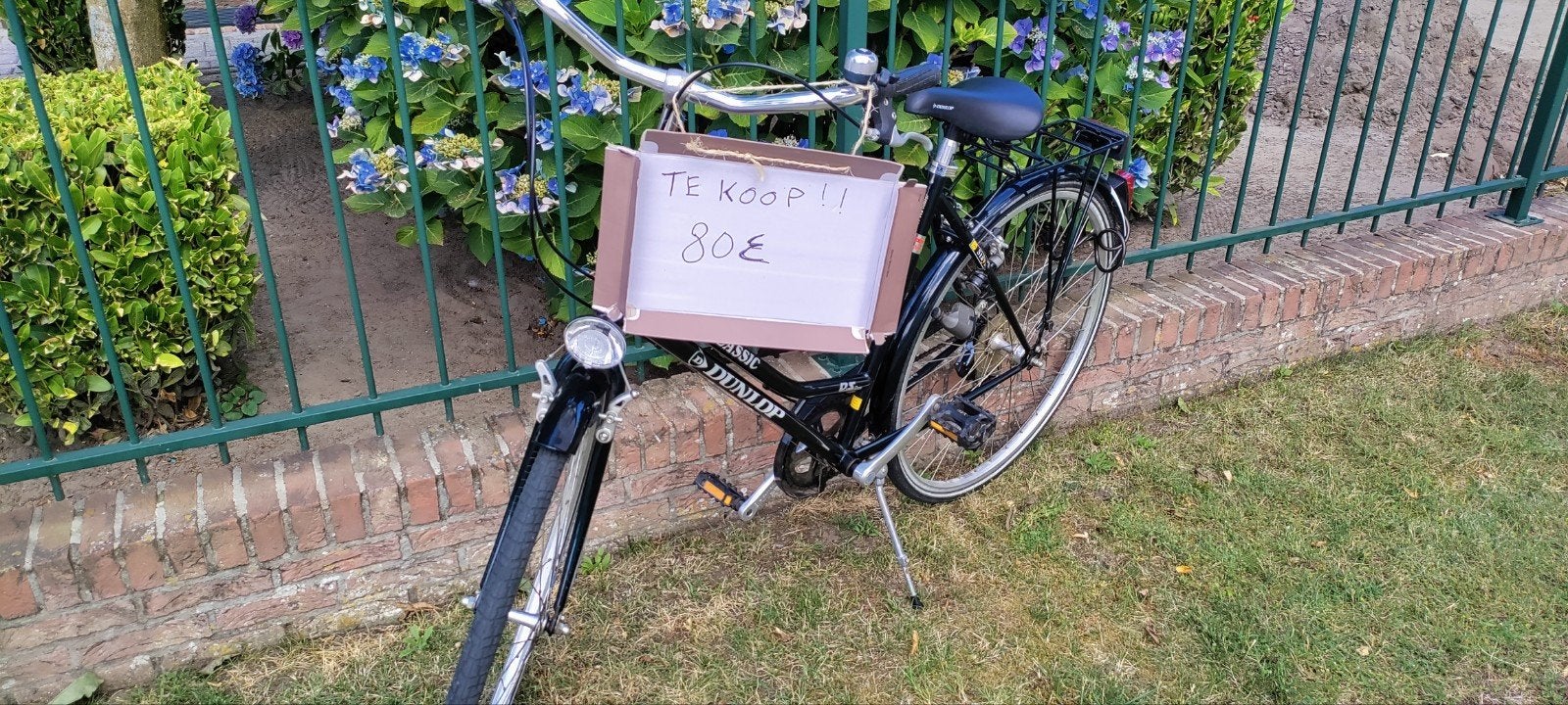 Dames fiets, Ophalen
