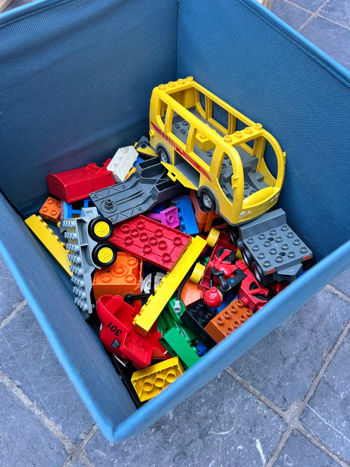 Anderhalve bak Duplo, Kinderen en Baby's, Speelgoed | Bouwstenen, Zo goed als nieuw, Ophalen