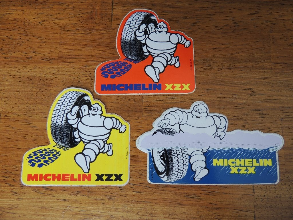Michelin 3 x Stickers, Verzamelen, Verzenden, Zo goed als nieuw, Auto of Motor