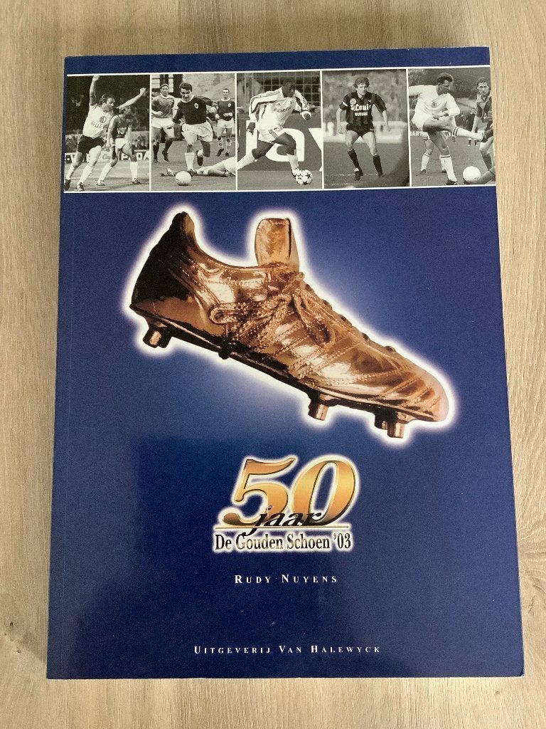 Voetbalboek De Gouden Schoen van Rudy Nuyens, Ophalen of Verzenden, Zo goed als nieuw, Balsport, Rudy Nuyens