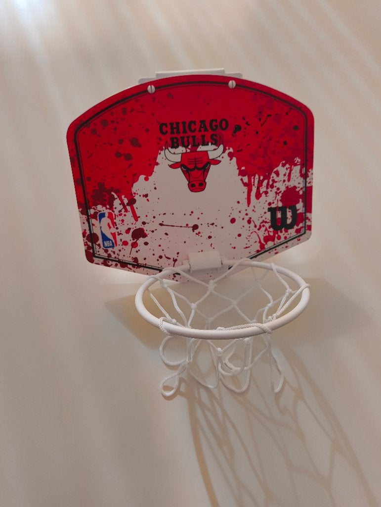 NBA Mini hoop Chicago Bulls Wilson, Ophalen, Zo goed als nieuw, Bal
