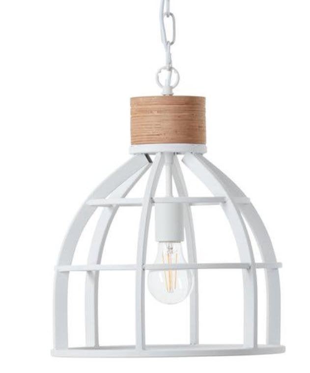 Lampe suspendue Brilliant Matrix, Maison & Meubles, Lampes | Suspensions, Comme neuf, 75 cm ou plus, Bois, Métal, Enlèvement