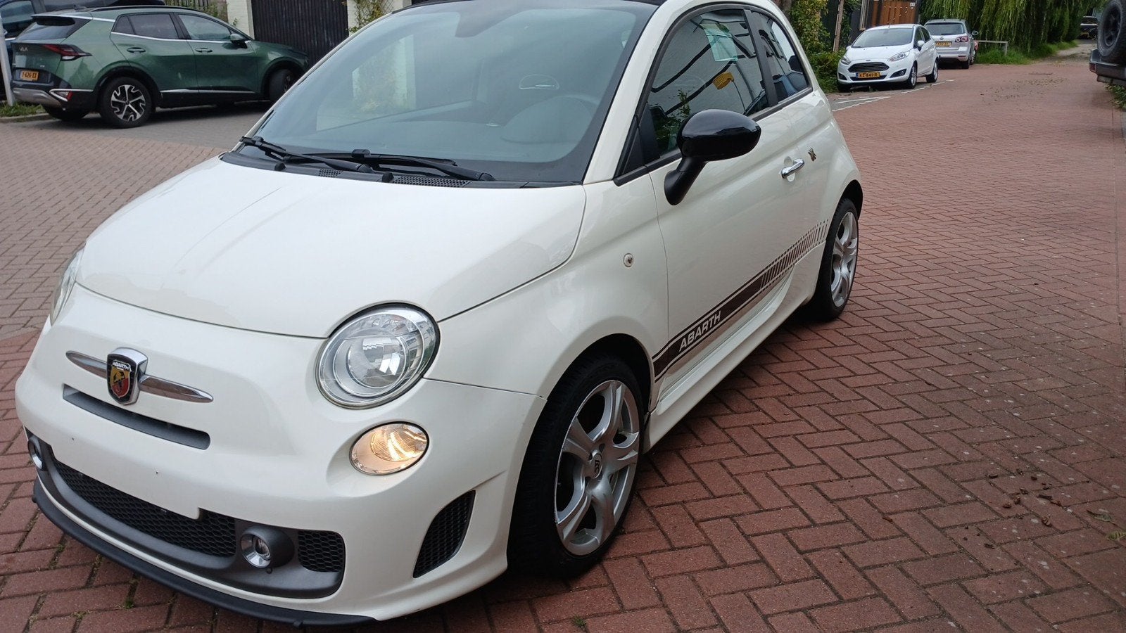 fiat 500c 1.4 t-jet abarth cabriolet 2013, Autos, Achat, Cabriolet, Boîte manuelle, Noir