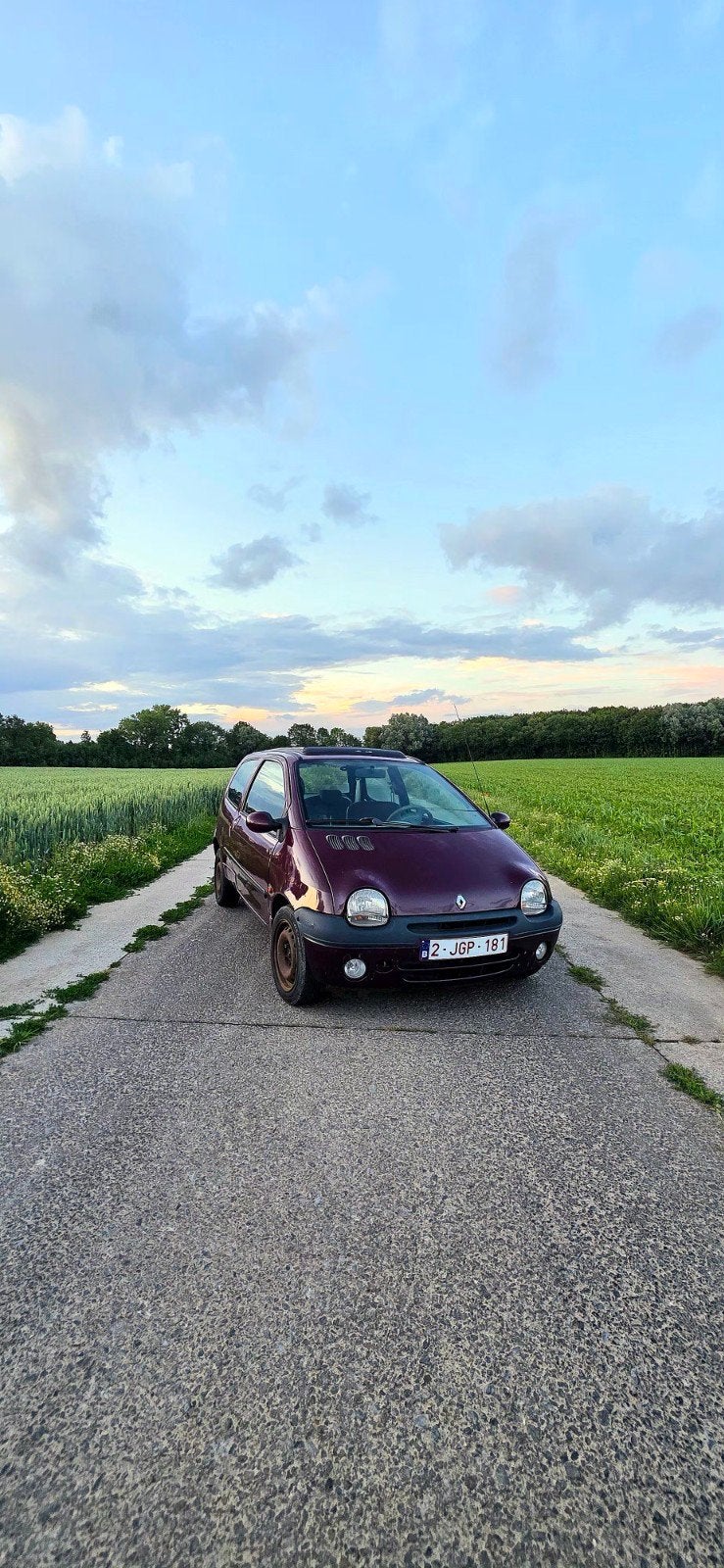 Twingo 1 - 2001 (Toit panoramique), Autos, Rouge, Tissu, 3 portes, Essence