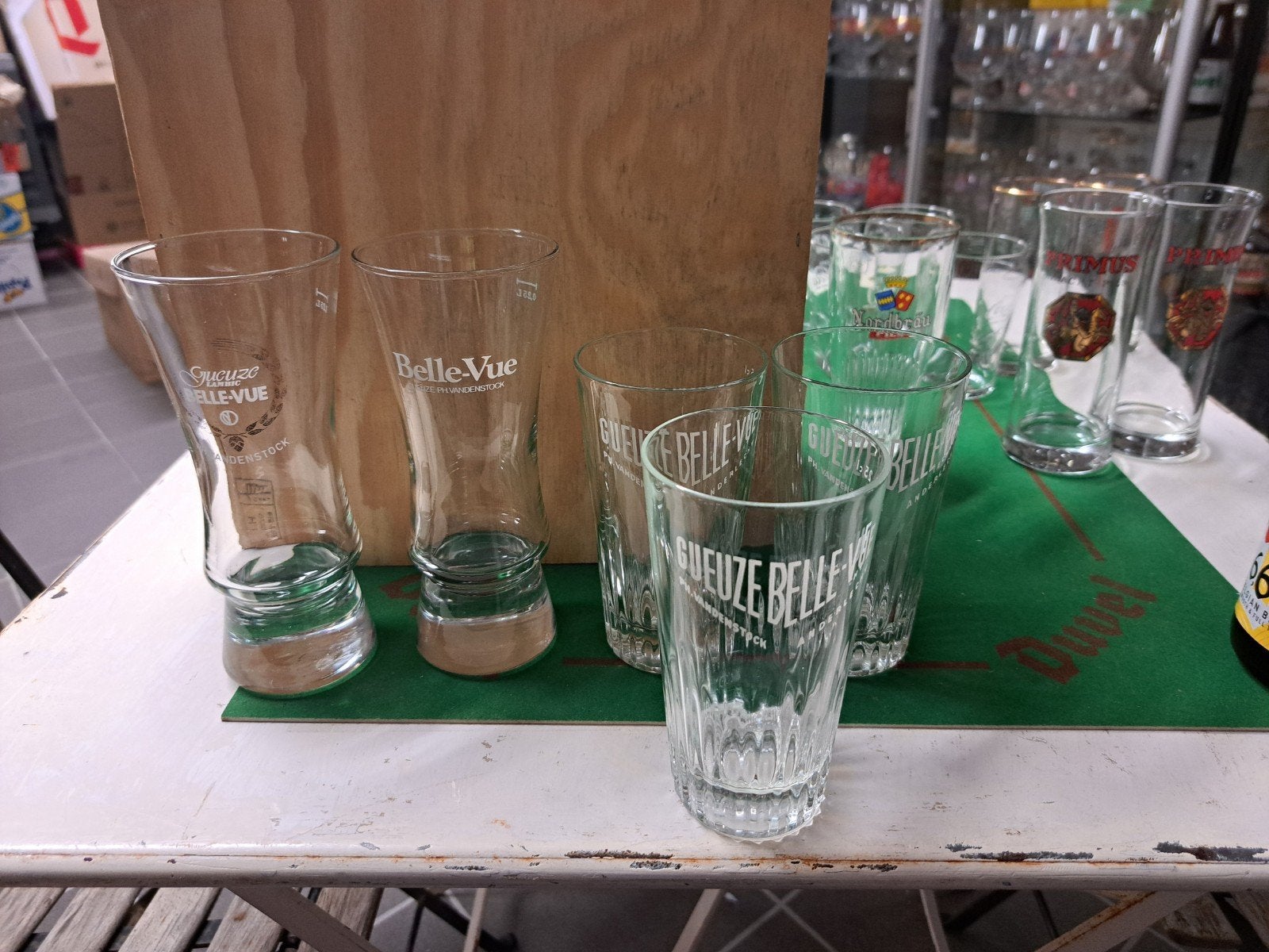 Verschillende oude bierglazen, Verzamelen, Ophalen of Verzenden