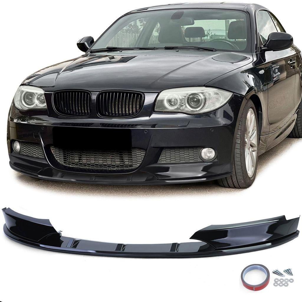 Spoiler Splitter Voor BMW 1 Serie E82 E88 M Pack Glans Zwart, Envoi