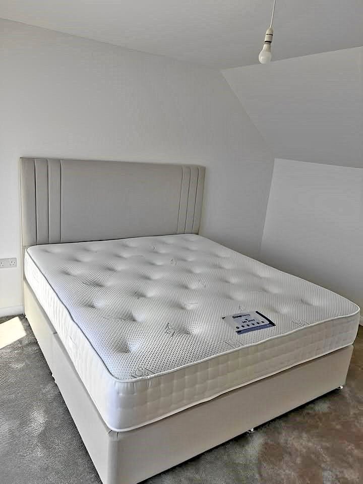 Nouveau lit avec matelas — Paiement comptant à la livraison, Envoi, Neuf, Deux personnes, Autres couleurs
