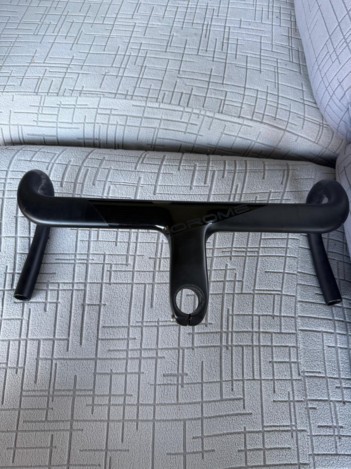 DROME geïntegreerd carbon racefietsstuur + stuurpen – Zwart, Fietsen en Brommers, Fietsonderdelen, Ophalen, Racefiets, Carbon