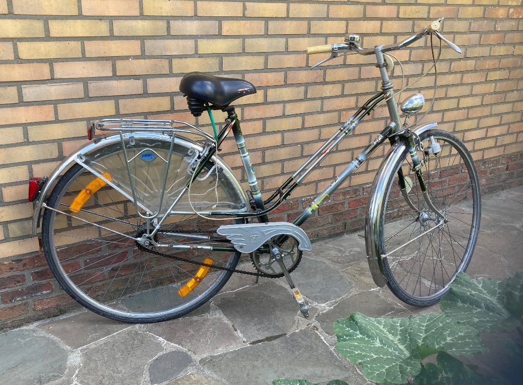 Damesfiets, Fietsen en Brommers, Velgrem, Versnellingen, Zo goed als nieuw, Ophalen