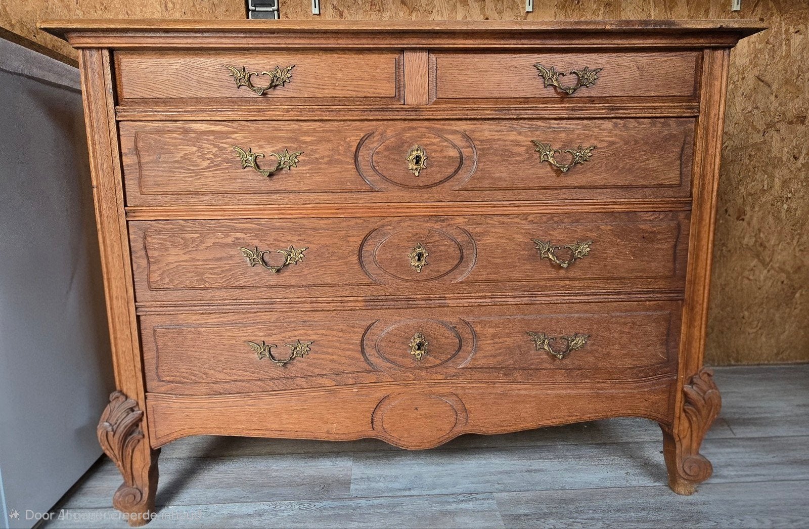 antieke eiken commode met lades, Antiek en Kunst, Ophalen