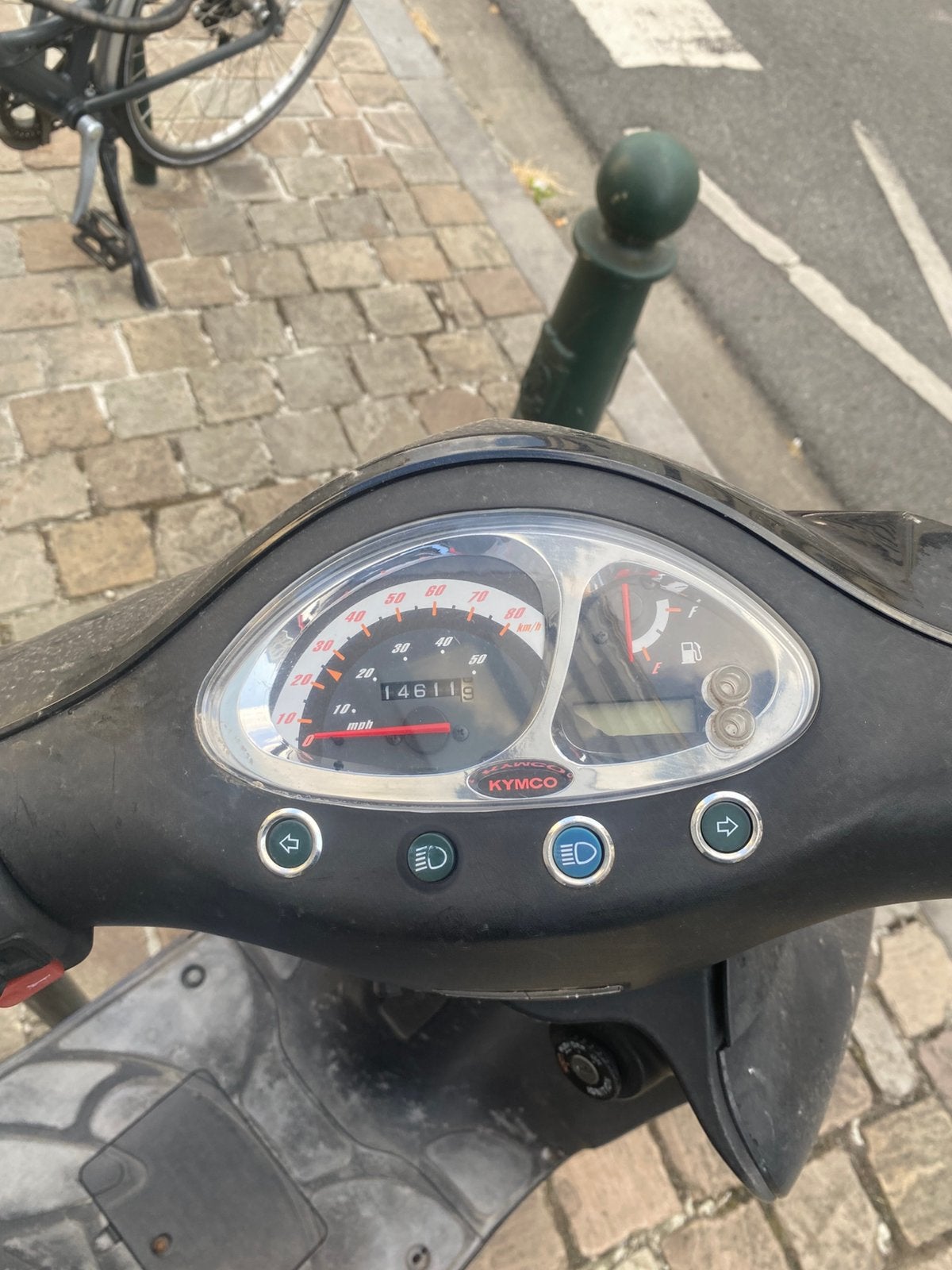 Kymco Vitality 50cc + 2 casques – Bon état – Prêt à rouler, Ophalen, Klasse A (25 km/u), Zo goed als nieuw, Benzine