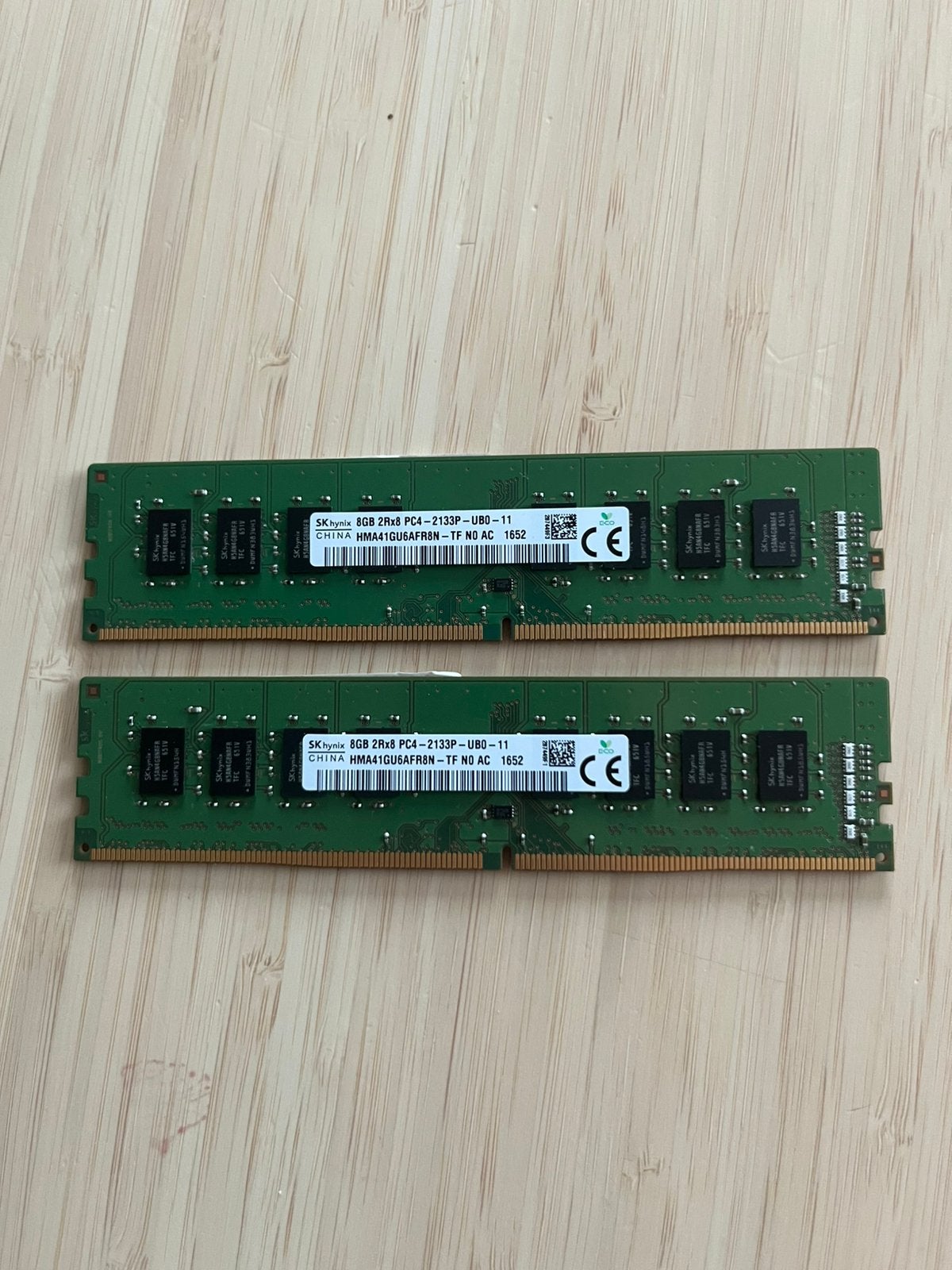 SK Hynix 2x8GB DDR4 2133MHz, Computers en Software, RAM geheugen, Ophalen of Verzenden, Zo goed als nieuw, DDR4