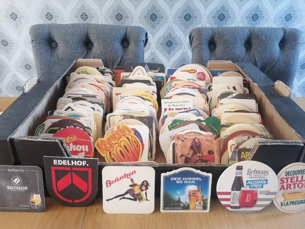 Lot van 620 verschillende bierviltjes / sous bocks, Enlèvement ou Envoi, Utilisé, Sous-bock, Autres marques