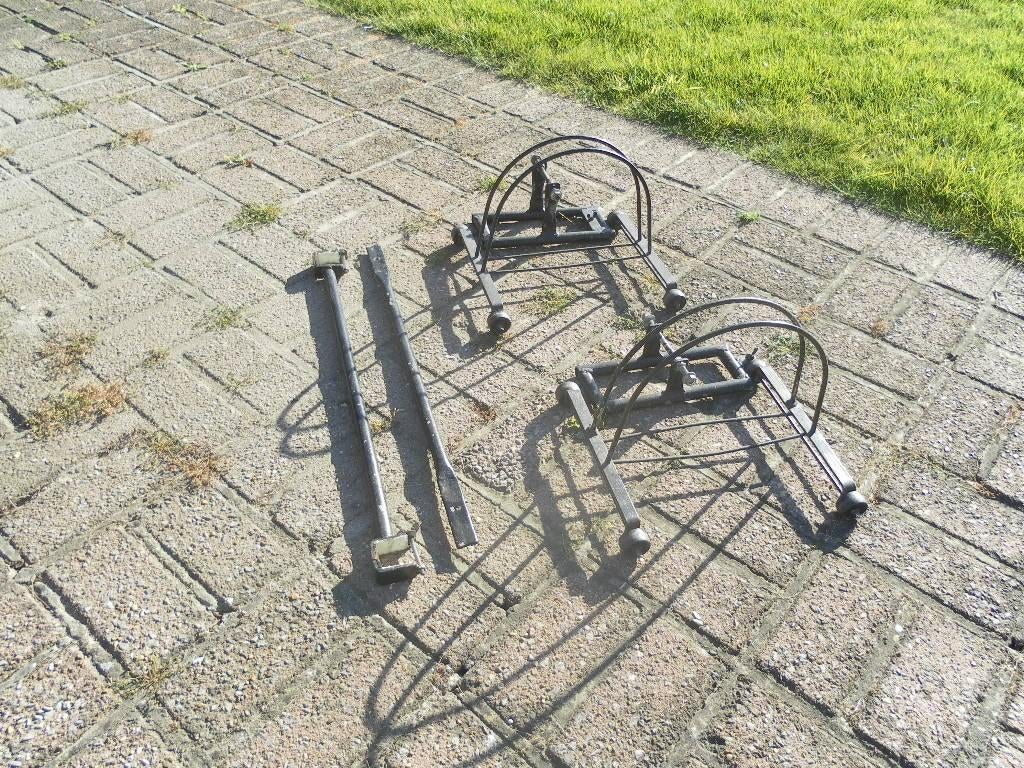 fietshouders, Ophalen, Gebruikt