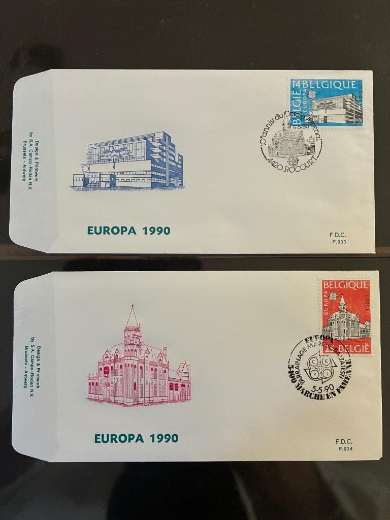 Belgie fdc 2367/2368 Europa cw 5,50€, Postzegels en Munten, Postzegels | Europa | België, Met stempel, Verzenden, Europa, Gestempeld