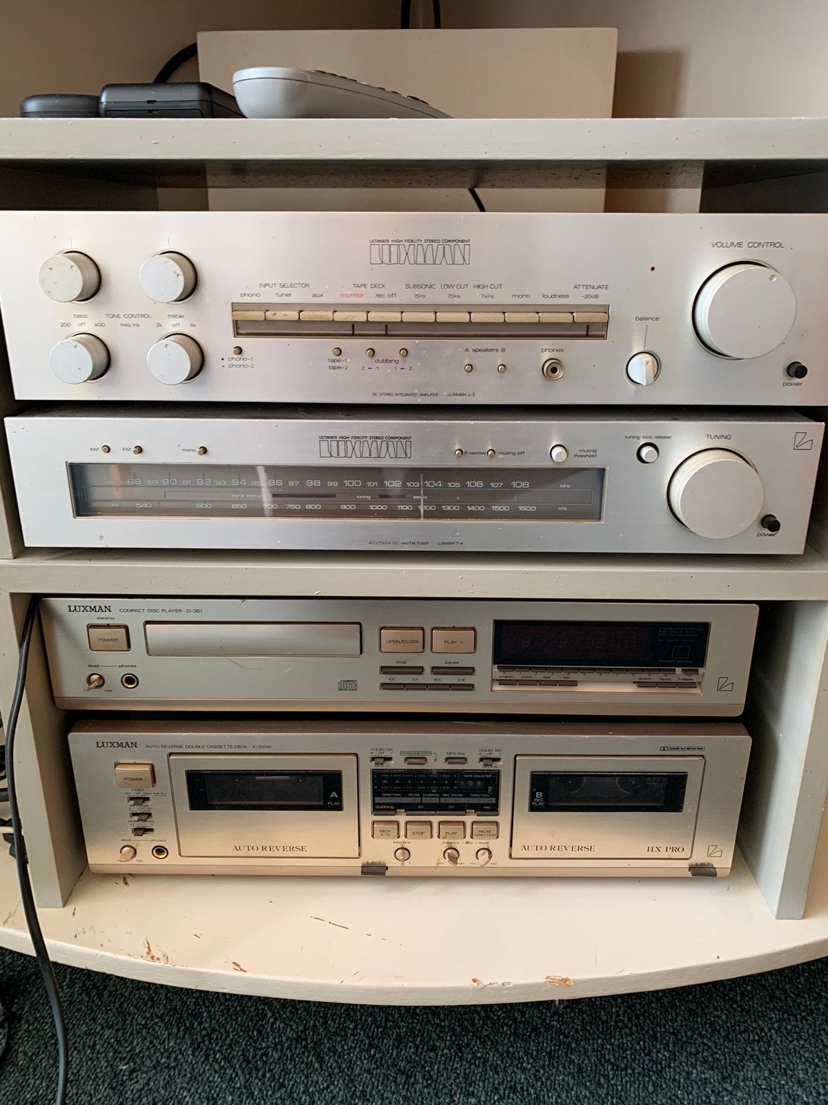 Luxman stereo, Audio, Tv en Foto, Stereoketens, Ophalen, Gebruikt, Cd-speler, Overige merken