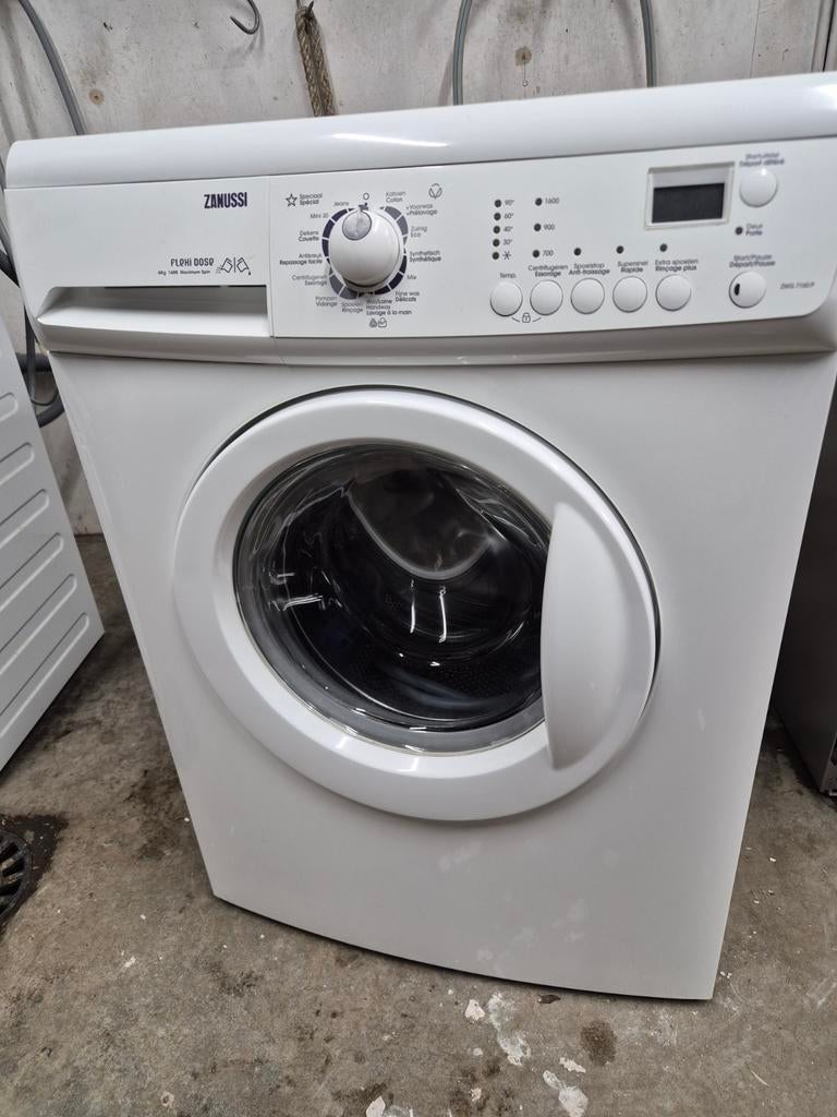 Zanussi wasmachine, Ophalen, 4 tot 6 kg, Voorlader, 85 tot 90 cm