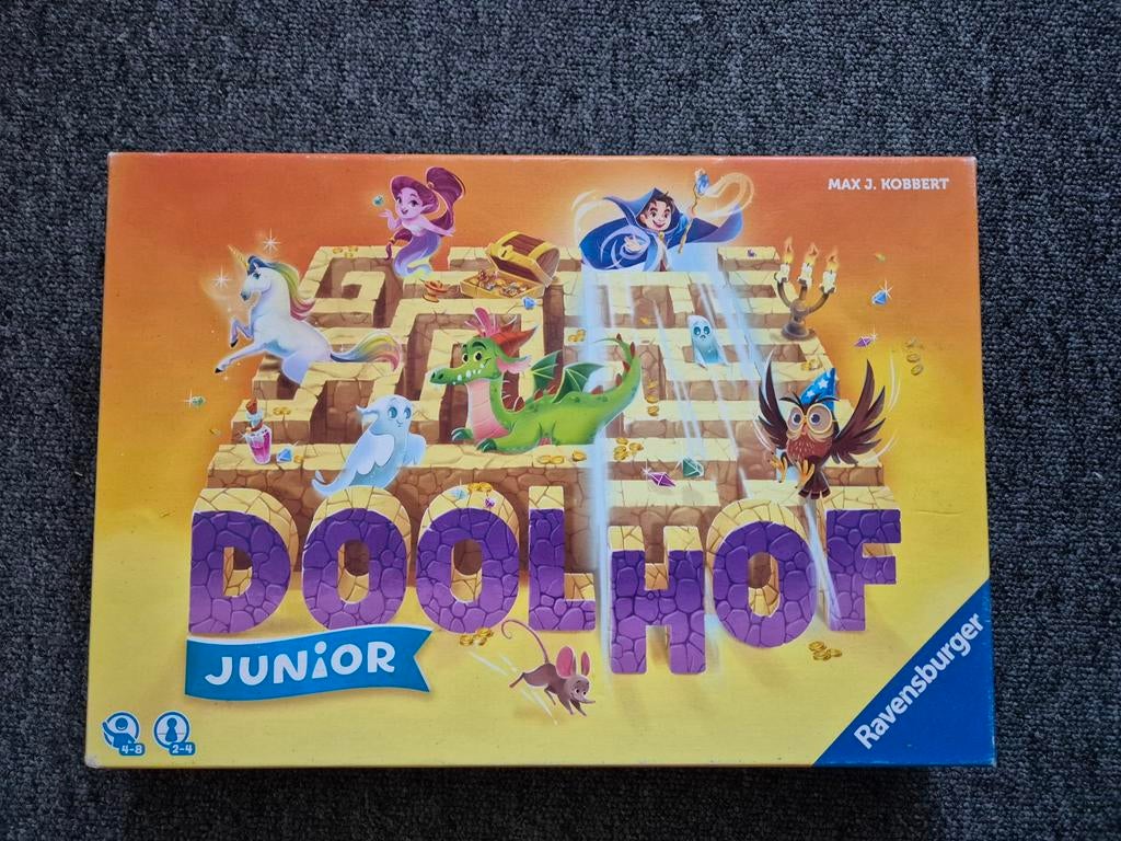 Doolhof Junior bordspel, Ophalen