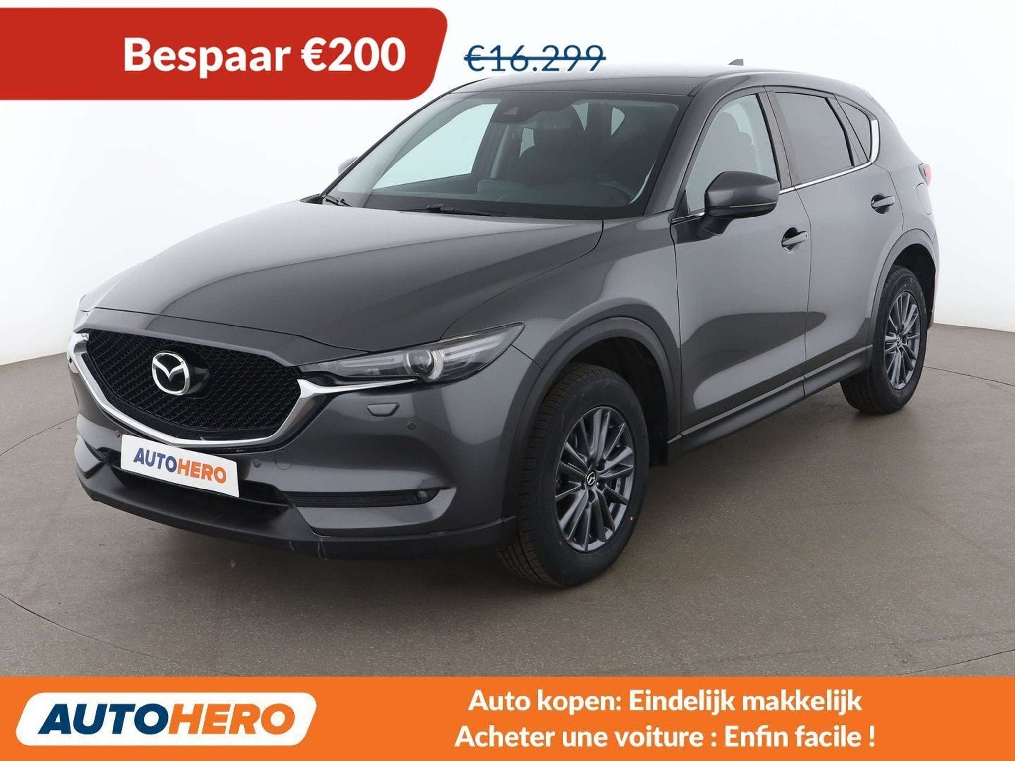 Mazda CX-5 2.0 Business 2WD (bj 2019), Auto's, Mazda, Voorwielaandrijving, 1998 cc, Gebruikt, Zilver of Grijs