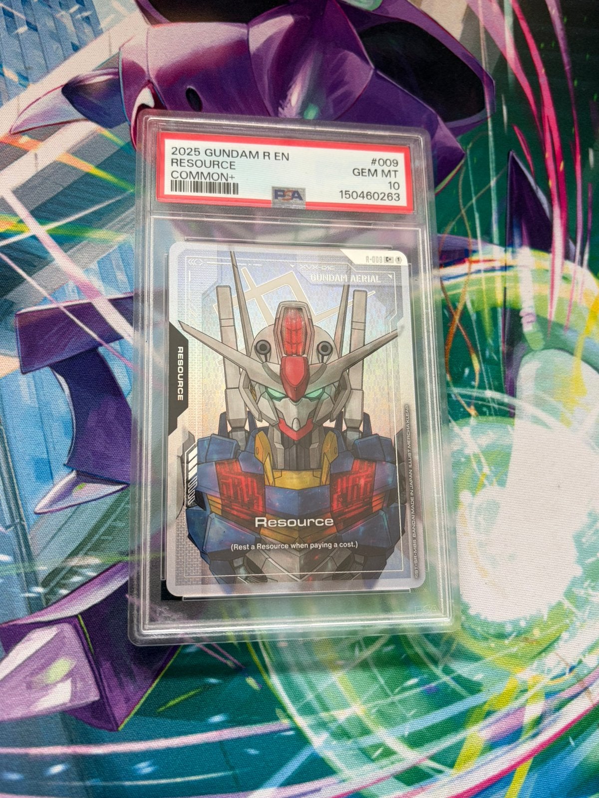 Gundam Resource C+ R-009a Newtype Rising GD-01 PSA 10 GEM, Hobby en Vrije tijd, Ophalen of Verzenden, Foil