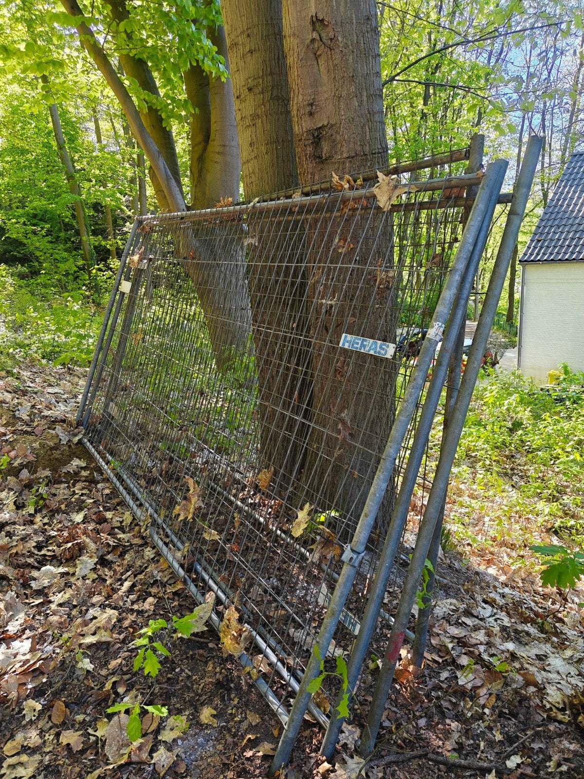 Heras hekken 4 stuks, Ophalen