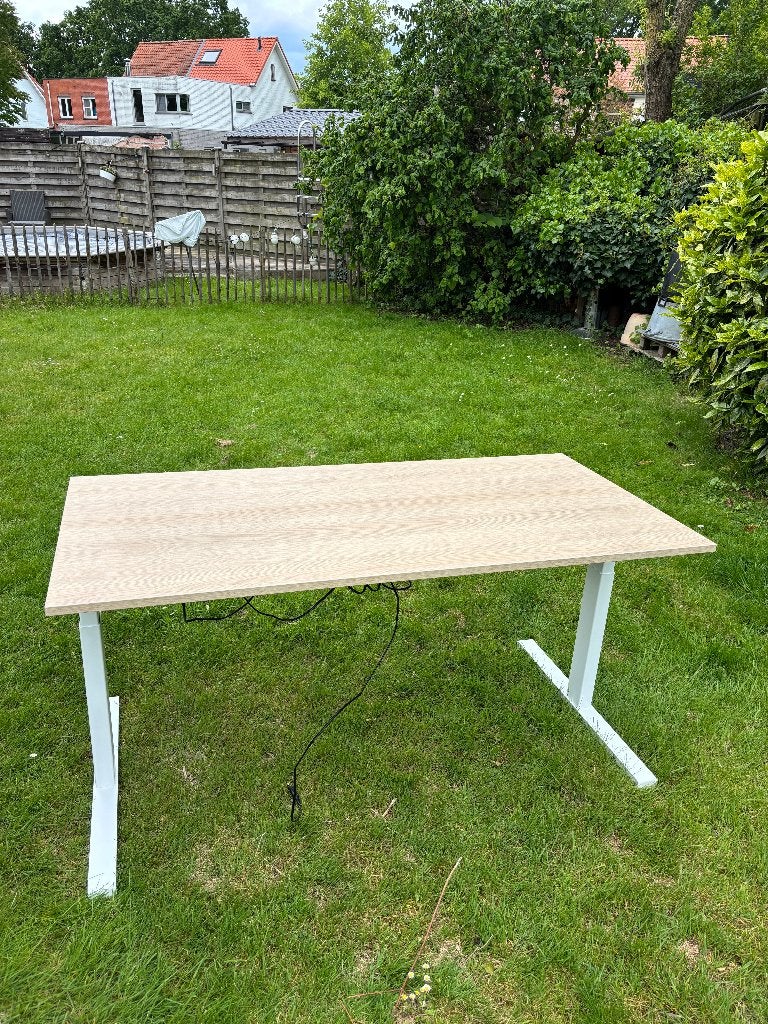 Elektrische Zit-sta bureau Linak, Ophalen, Zit-sta bureau, 160 cm, Gebruikt