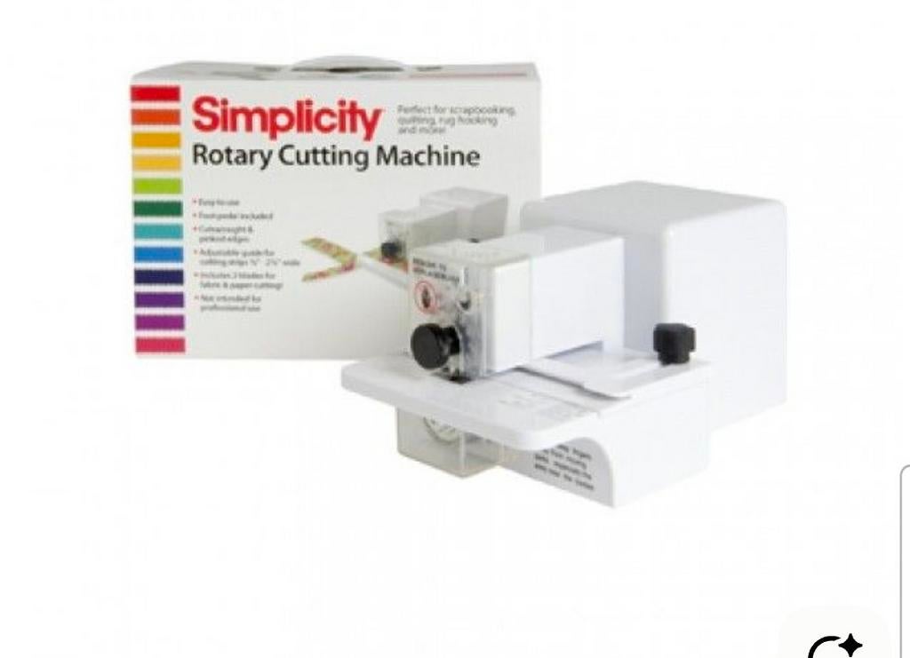 Simplicity rotary cutting machine, Enlèvement ou Envoi, Utilisé, Accessoires, Autres marques
