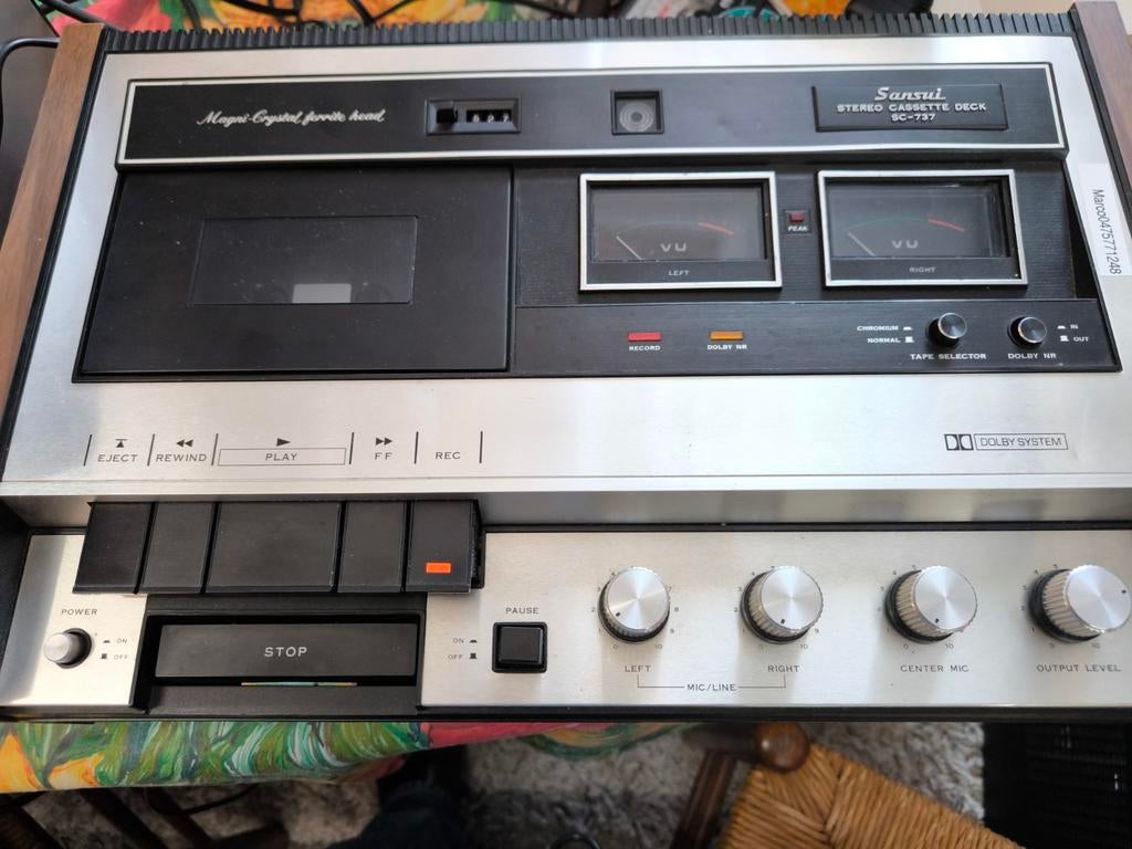 SANSUI vintage K7-deck, Audio, Tv en Foto, Cassettedecks, Ophalen
