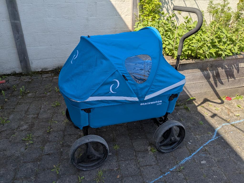 BEACHWXAGON lite - bolderkar met huif -opvouwbaar, Caravanes & Camping, Chariots, Enlèvement, Pliable, Comme neuf