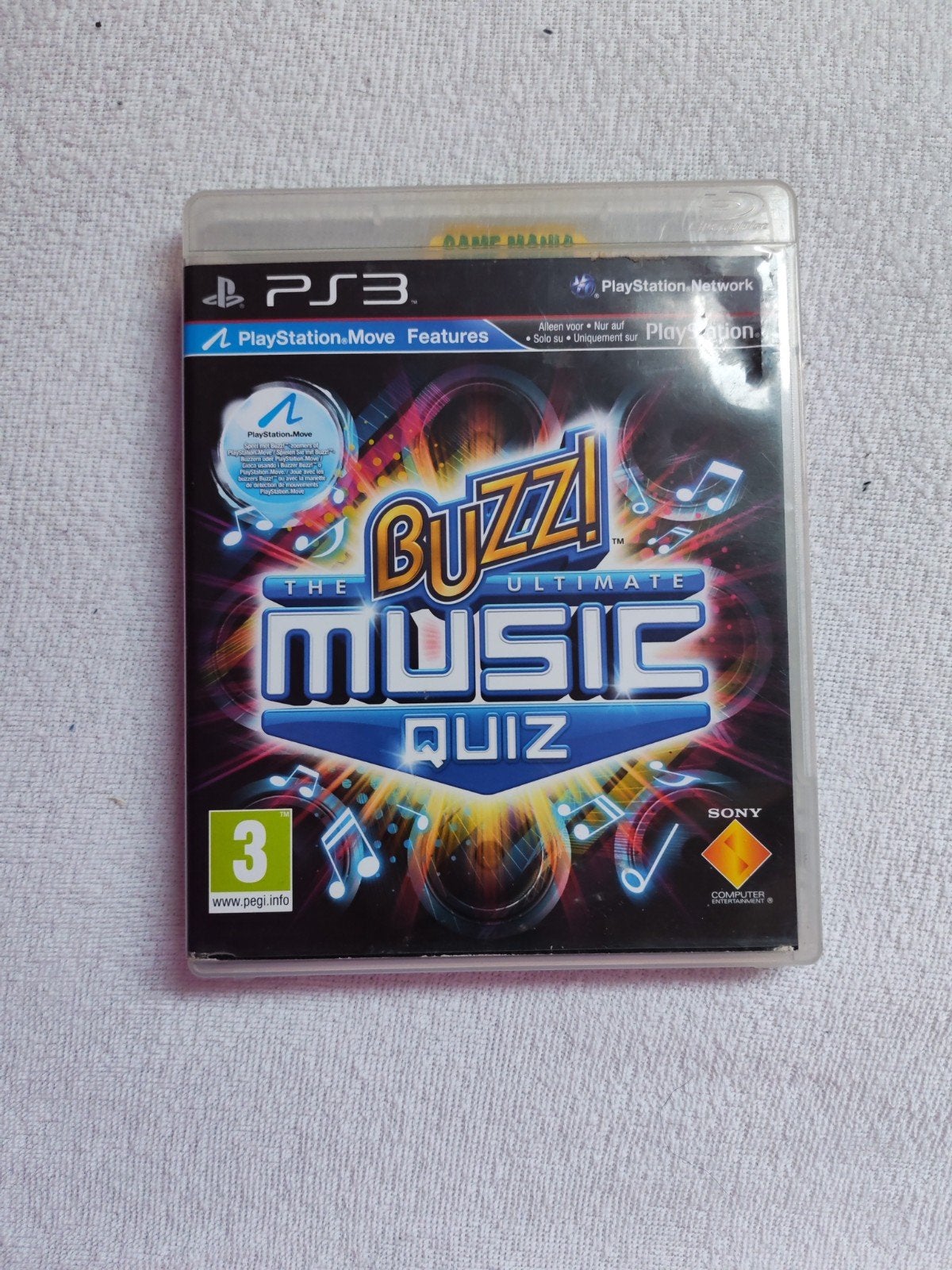 Bourdonnement ! Quiz musical — PlayStation 3, Consoles de jeu & Jeux vidéo, Enlèvement ou Envoi, Musique, À partir de 3 ans, 3 joueurs ou plus