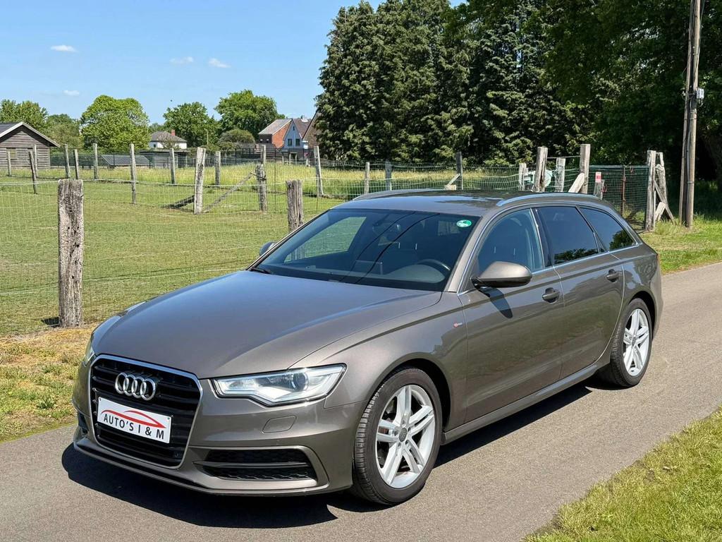 Audi A6 Avant 2.0 TDi S line Multitronic Leder Camera Navi, Auto's, Automaat, Zwart, 4 cilinders, Bedrijf