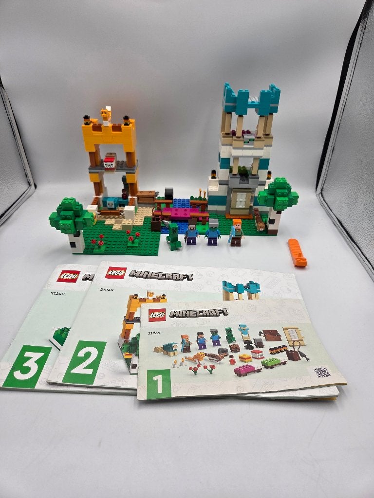 Lego Minecraft 21249 The Crafting Box 4.0, Compleet, Minecraft, Lego, Ophalen of Verzenden